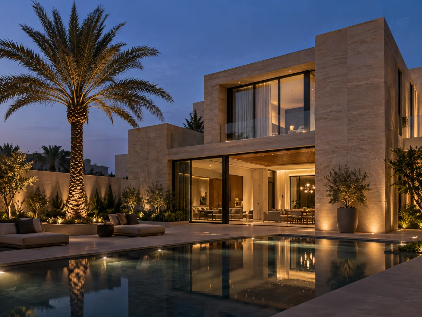 صورة مولدة لمشروع سكني توضيحي